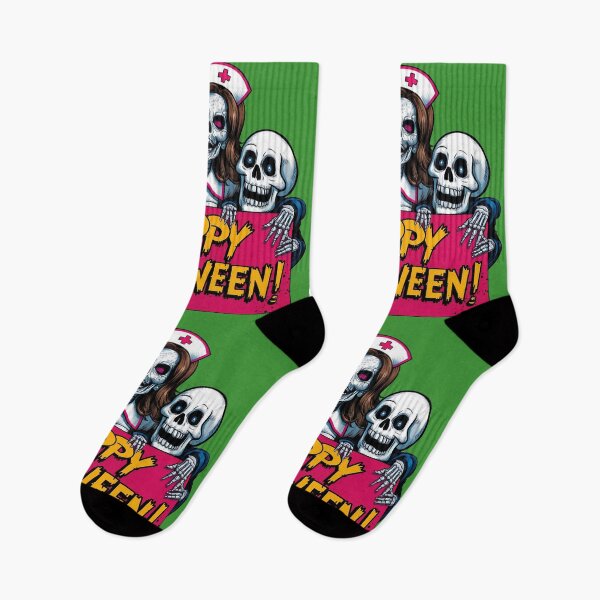 Item preview, Undead Zombie Nurse Spooky Skulls Happy Halloween designed and sold by Sturdust.