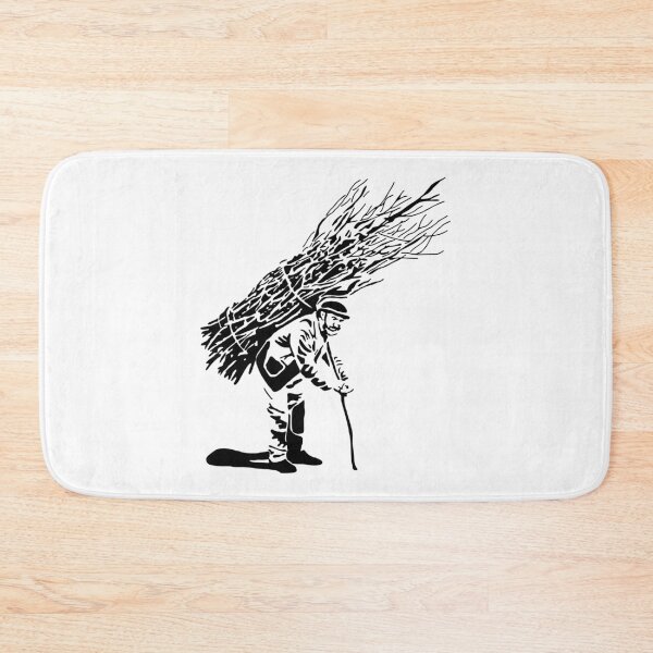 Item preview, Man Carrying Black Wood designed and sold by sreabby.