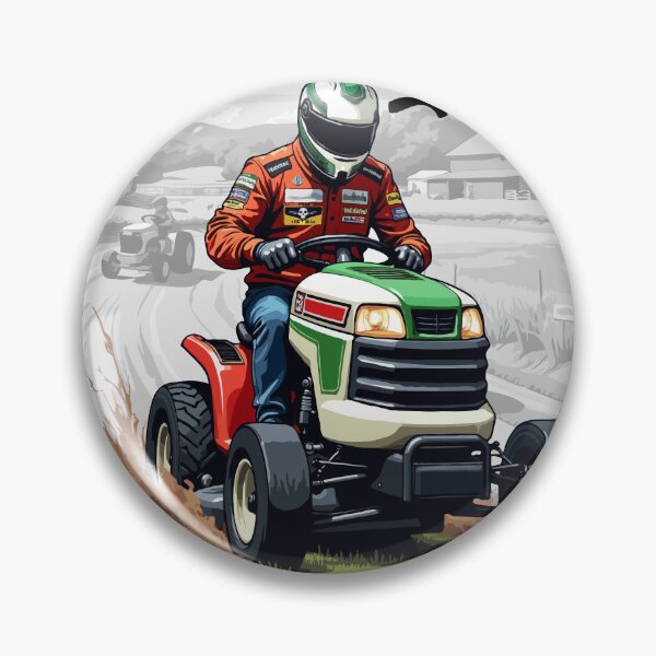 Item preview, Lawnmower Racing - Racing at the Farm - Lawn Mower Racing designed and sold by RaceDayRags.