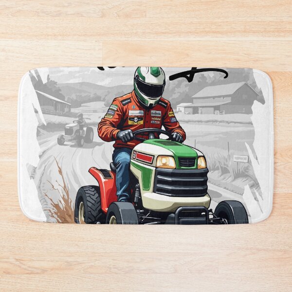 Item preview, Lawnmower Racing - Racing at the Farm - Lawn Mower Racing designed and sold by RaceDayRags.