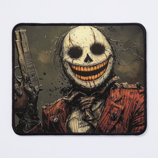 Item preview, gun smile face halloween scary mask / dejco dejco.art domin designed and sold by dejco.art.