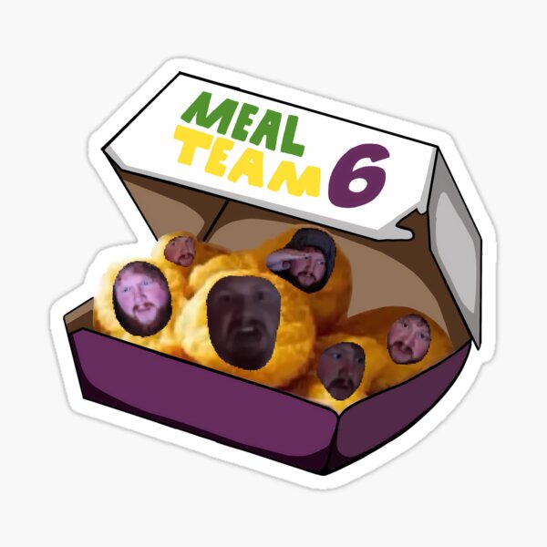 Item preview, Meal Team 6 | Caseoh designed and sold by ConstoStore.