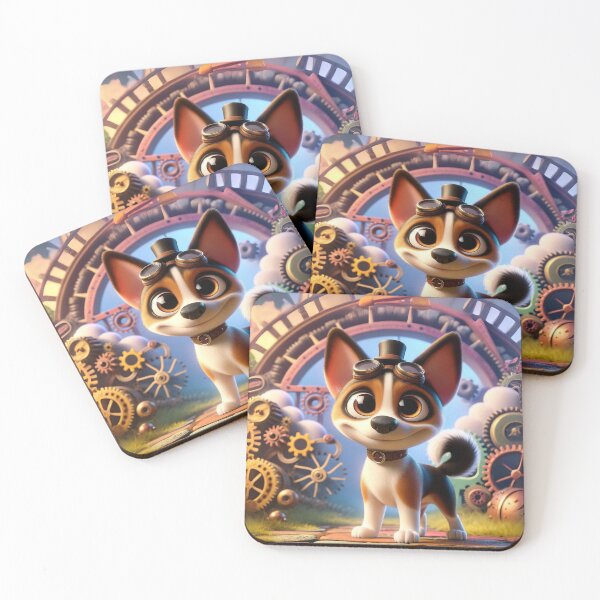 Item preview, Steampunk Basenji Mix designed and sold by Sillytoe.