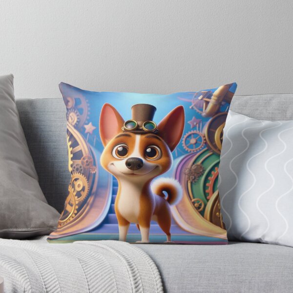 Item preview, Steampunk Basenji designed and sold by Sillytoe.