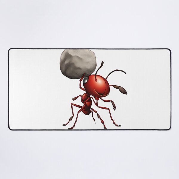 Item preview, "Little Red Ant Lifting a Big Rock - Symbol of Strength and Determination" designed and sold by BeYourself1993.