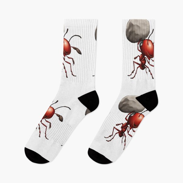 Item preview, "Little Red Ant Lifting a Big Rock - Symbol of Strength and Determination" designed and sold by BeYourself1993.