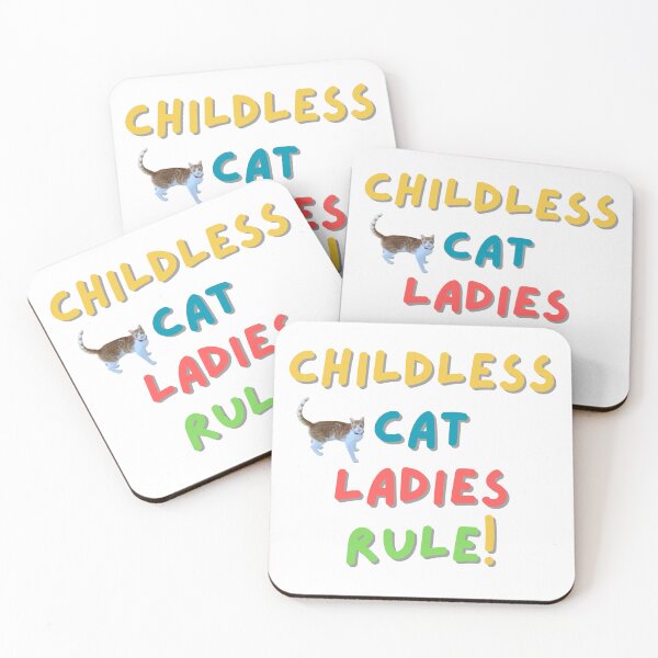 Item preview, Childless Cat Ladies Rule! designed and sold by AmazedGrace.