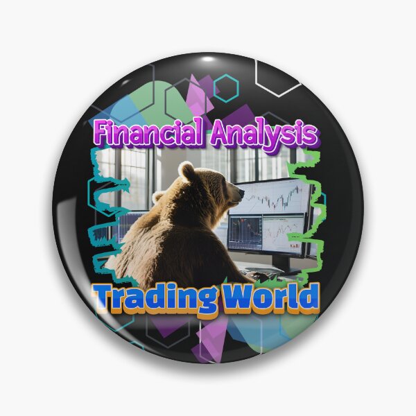 Item preview, Bear Trader Analyzing Market Trends designed and sold by AvrilDesigns06.