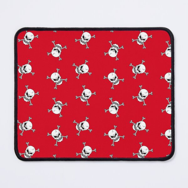 Item preview, Red Skull and Crossbones Pattern designed and sold by sararoom.