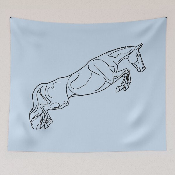 Item preview, Hunter Jumper Horse Sketch designed and sold by DappledMoon.