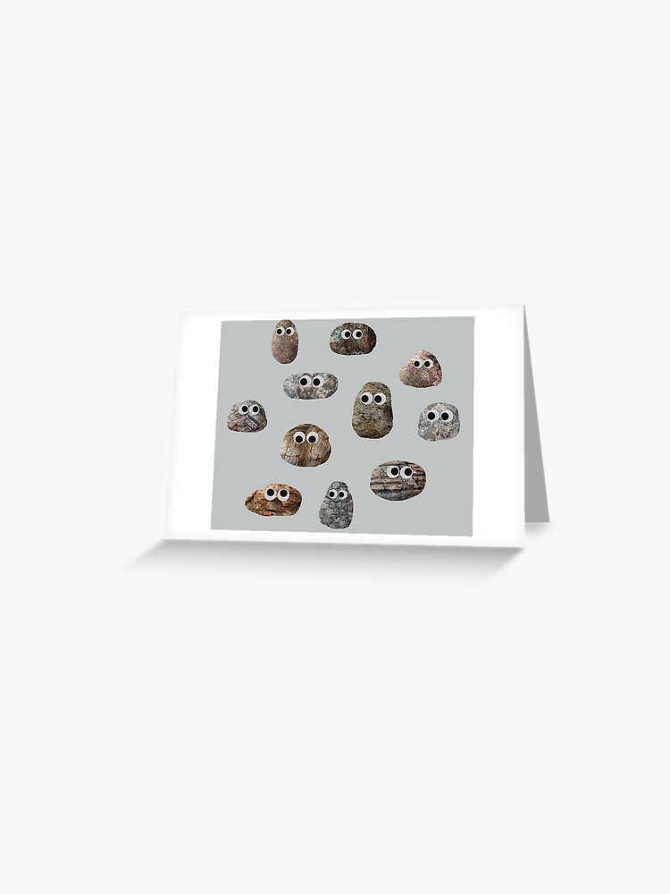 Rocks with Googly Eyes Sticker for Sale by Amy Hadden