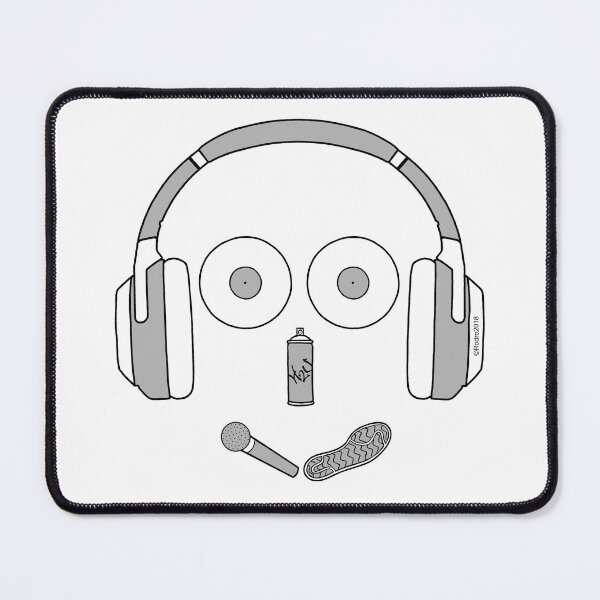 Item preview, Hip Hop Head (Blk2) designed and sold by Paul Rodriguez.