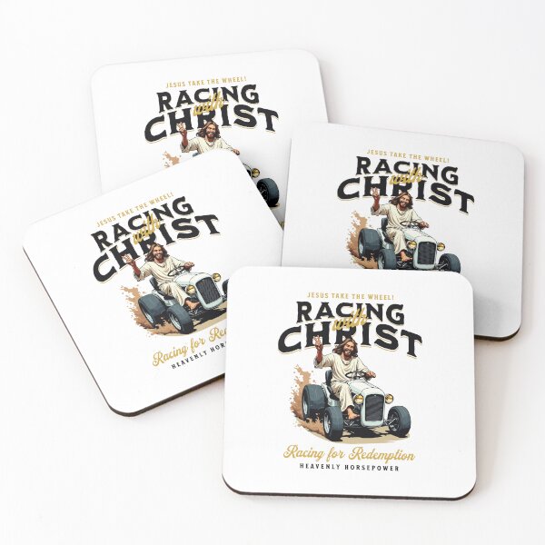 Item preview, Lawnmower Racing - Racing with Jesus - Lawn Mower Racing designed and sold by RaceDayRags.