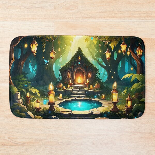 Item preview, The Enchanted Woodland Cottage designed and sold by ArtfullMinds.
