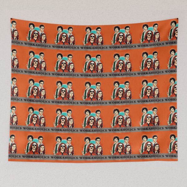 Item preview, Orange and Black Workaholics - Art - Gotta Be Fresh designed and sold by NightPrints.