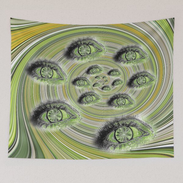 Item preview, EyeSpiral-Green designed and sold by Klaus Bremner (Autotelic Art).