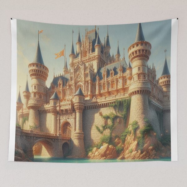 Item preview, Castle 1 designed and sold by PamsAIArt.