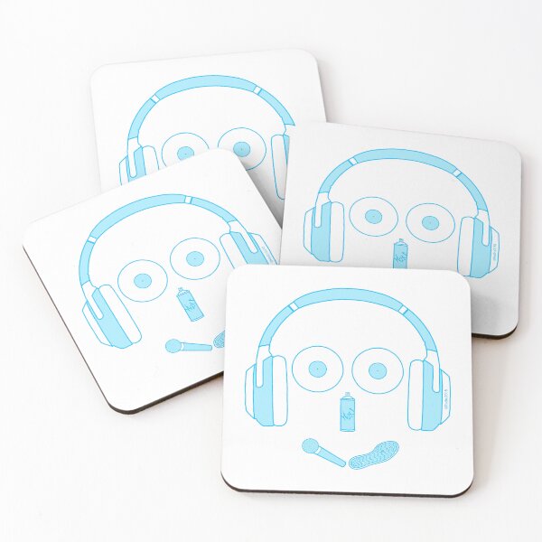 Item preview, Hip Hop Head (LtBlu2) designed and sold by Paul Rodriguez.