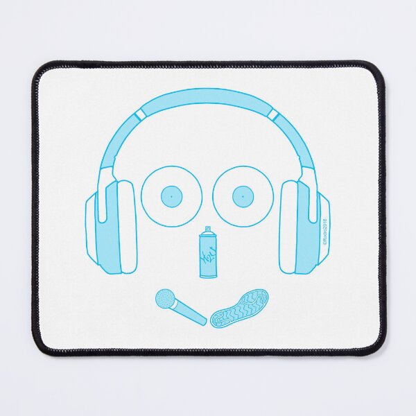 Item preview, Hip Hop Head (LtBlu2) designed and sold by Paul Rodriguez.