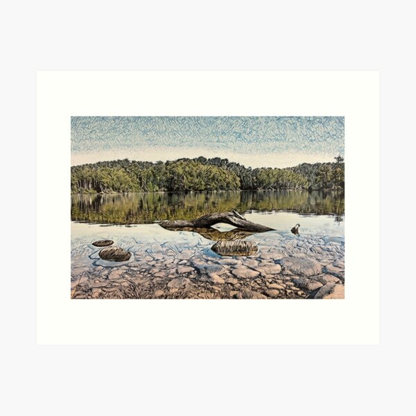 Item preview, The Impact of Solitude, Lake St Clair designed and sold by Richard Klekociuk.