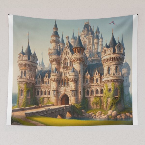 Item preview, Castle 5 designed and sold by PamsAIArt.