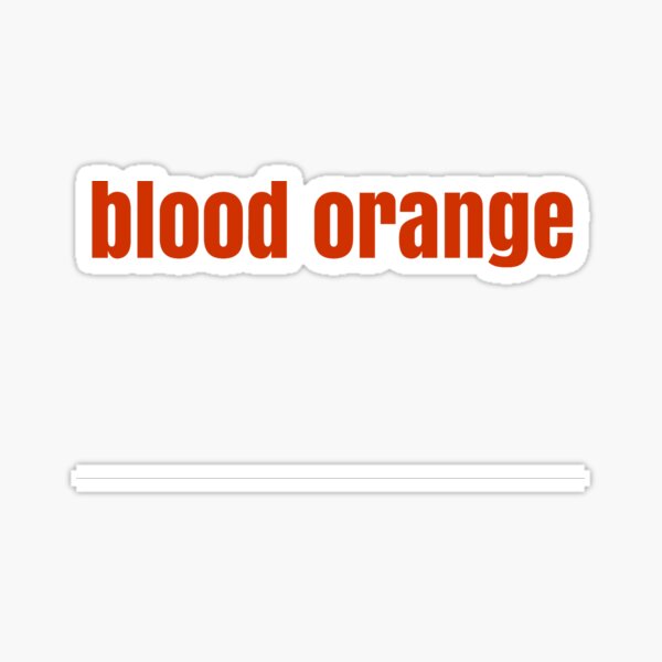 Item preview, blood orange designed and sold by Maddie OMalley.