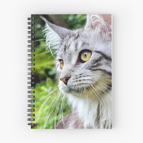 Item preview, Mainecoon cat in nature designed and sold by Fluffycat2020.