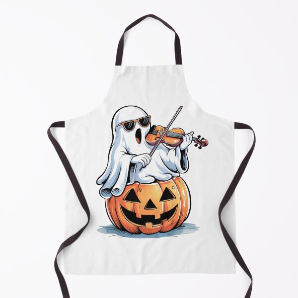 Item preview, Ghost Singing and Playing Violin on Halloween Pumpkin designed and sold by RvinJo8.
