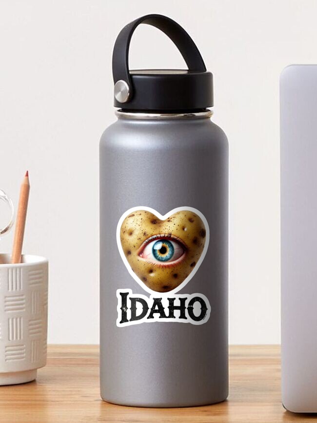 Thumbnail 1 of 3, Sticker, Eye Heart Idaho designed and sold by zeeteezofficial.