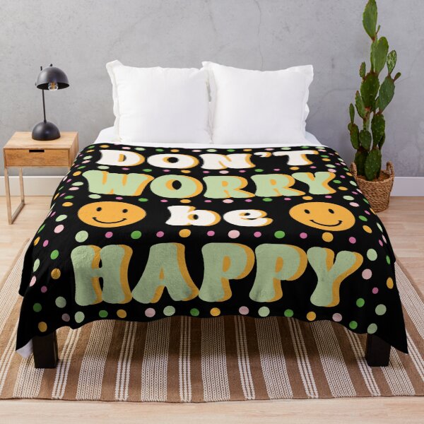 Item preview, DON'T WORRY be HAPPY designed and sold by CreativeFlux.