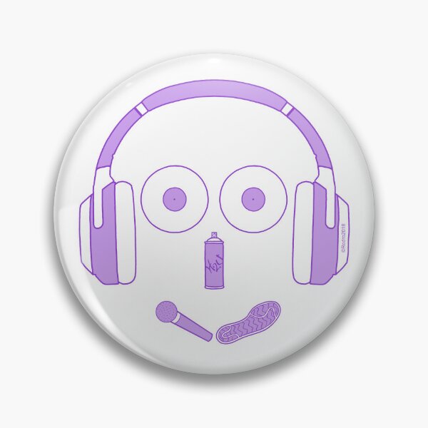 Item preview, Hip Hop Head (Purp2) designed and sold by Paul Rodriguez.