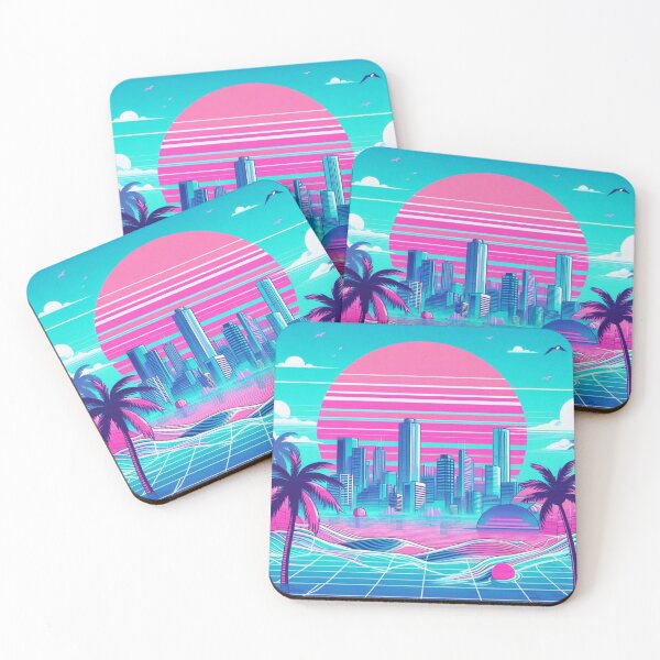 Item preview, Retro Futuristic Cityscape designed and sold by ZenOfAIarts.