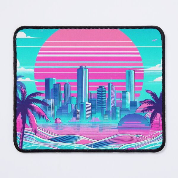 Item preview, Retro Futuristic Cityscape designed and sold by ZenOfAIarts.