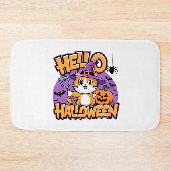 Item preview, Hello Halloween Cat designed and sold by PING 999 STUDIO.