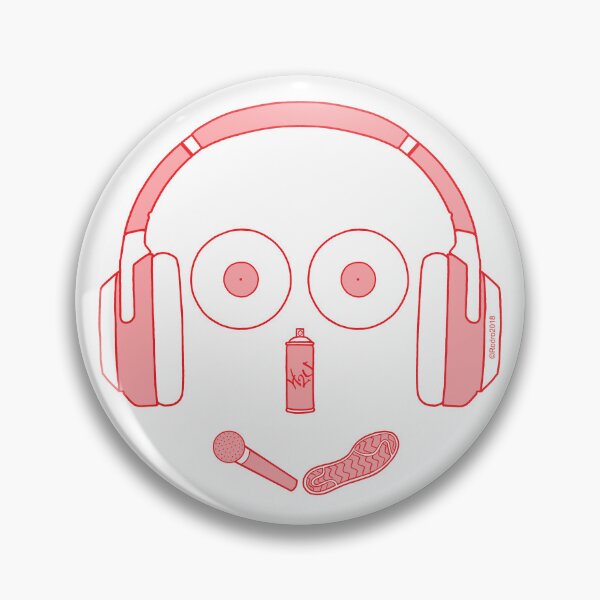 Item preview, Hip Hop Head (Red2) designed and sold by Paul Rodriguez.
