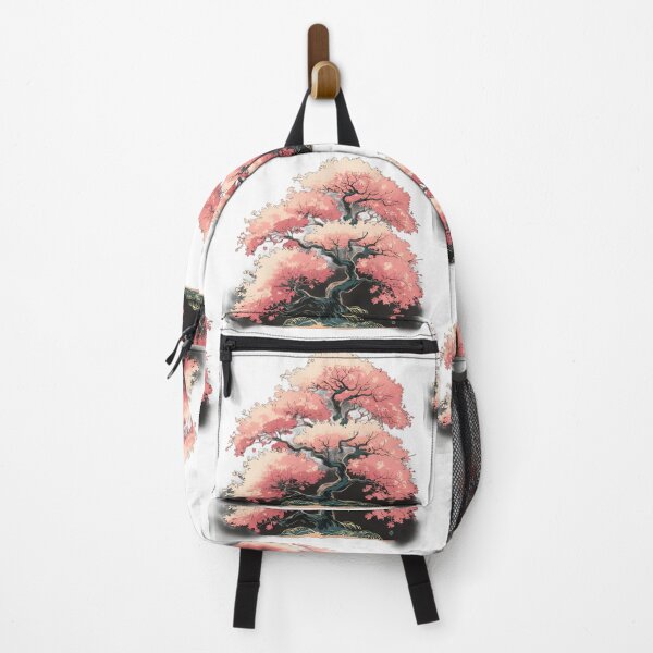 Item preview, Beautifully Stylized Bonsai Tree with Vibrant Pink Foliage designed and sold by macadolie.