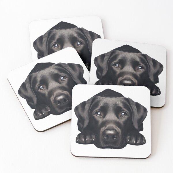 Item preview, Down Stay Black Lab designed and sold by PamsAIArt.