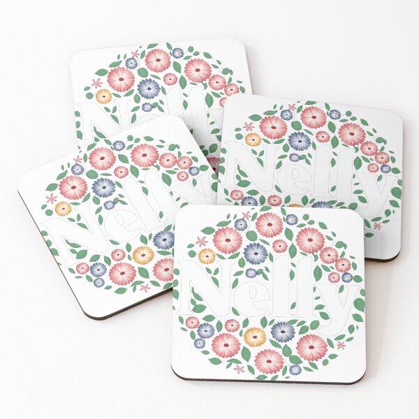 Item preview, Nelly , simple colourful and flowers design  designed and sold by RAZ1995.