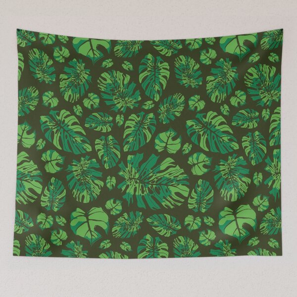 Item preview, Happy Hand Drawn Monstera designed and sold by Vibezgarden.