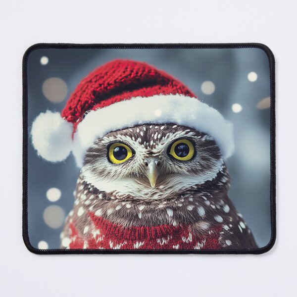 Item preview, Cute Christmas Owl, Funny Retro Animal Photo designed and sold by CheekyAnimalz.