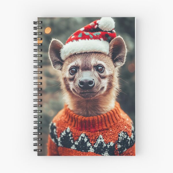 Item preview, Cute Christmas Hyena, Funny Retro Animal Photo designed and sold by CheekyAnimalz.
