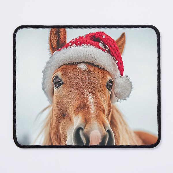 Item preview, Cute Christmas Horse, Funny Retro Animal Photo designed and sold by CheekyAnimalz.