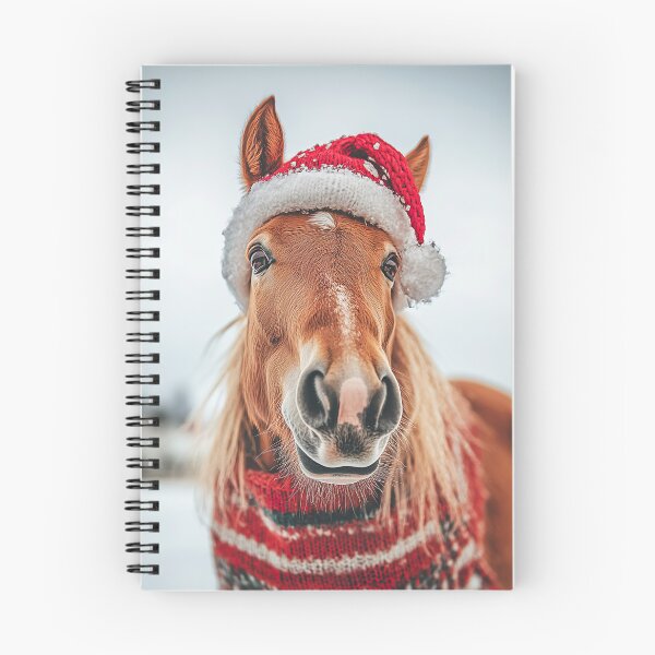 Artikelvorschau, Niedliches Weihnachtspferd, lustiges Retro-Tierfoto entworfen und verkauft von CheekyAnimalz.