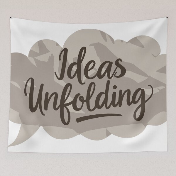Item preview, Ideas unfolding creative crumple paper style speech bubble design  designed and sold by Muhammad  Toqeer.