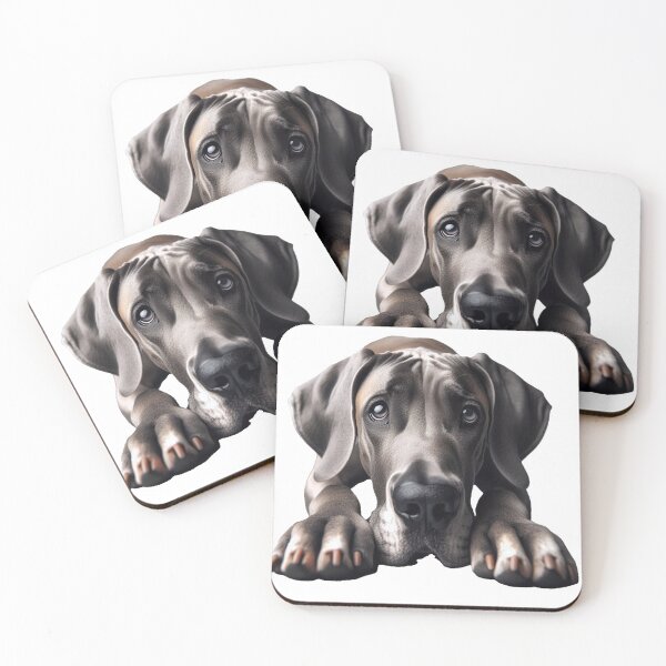 Item preview, Down Stay Great Dane designed and sold by PamsAIArt.