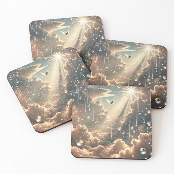 Item preview, Sparkling Clouds in a SunShower designed and sold by TeslaSt0re.