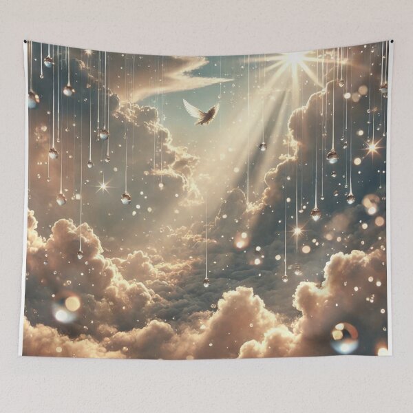 Item preview, Sparkling Clouds in a SunShower designed and sold by TeslaSt0re.