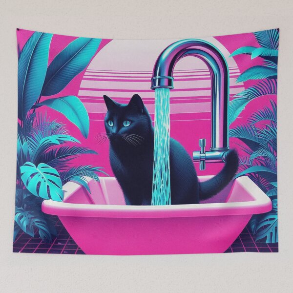 Item preview, Cat in a Sink designed and sold by zzz888.
