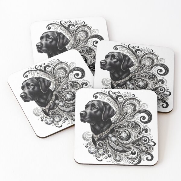 Item preview, Sophisticated Black Labrador Dog designed and sold by Wags & Tails.