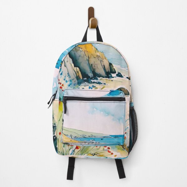 Item preview, "Serene Cornish Coastline with Sailboats - Coastal Art Print" designed and sold by LHDdesign.
